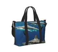Hammerhead Sharks - Bolsa de mano portátil plegable para viaje de fin de semana, gimnasio, vacaciones