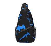 Hammerhead Sharks Cross Chest Bag Sling Mochila Moda Senderismo Daypack Unisex Chest Shoulder Bag