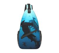 Hammerhead Sharks Hammerhead Sharks Hombre Mujer Sling Mochila Bolsa de Pecho Multiusos Mochila de Viaje Bolsa Cruzada antirrobo