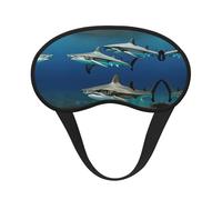 Hammerhead Sharks Print All-Around Comfort Sleep Set Blackout Sleep Mask for Women Men Travel Yoga
