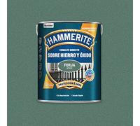Hammerite Esmalte directo sobre hierro y óxido, Forja, Color Verde, 5 L (Paquete de 1)