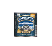 Hammerite Esmalte directo sobre hierro y óxido, Martelé, Color Gris, 250 ml (Paquete de 1)