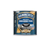 Hammerite Esmalte directo sobre hierro y óxido, Martelé, Color Negro, 2.5 L (Paquete de 1)