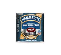 Hammerite Esmalte directo sobre hierro y óxido, Martelé, Color Rojo, 2.5 L (Paquete de 1)