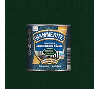 Hammerite Esmalte directo sobre hierro y óxido, Martelé, Color Verde Oscuro, 250 ml (Paquete de 1)