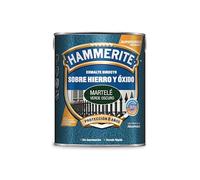 Hammerite Esmalte directo sobre hierro y óxido, Martelé, Color Verde Oscuro, 5 L (Paquete de 1)
