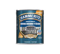 Hammerite Esmalte directo sobre hierro y óxido Martelé Gris Plata 5 L