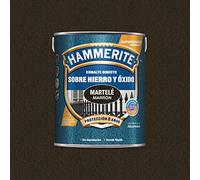 Hammerite Esmalte directo sobre hierro y óxido Martelé Marrón 5 L