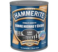 Hammerite Esmalte Liso Brillante, Negro, 2.5 l (Paquete de 1)