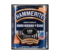 Esmalte directo sobre hierro y óxido Hammerite Liso Negro 750ml