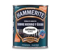 Hammerite Esmalte Liso Satinado, Blanco, 750 ml (Paquete de 1)