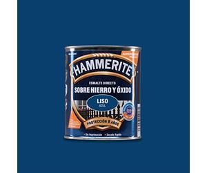 Hammerite Esmalte Metálico Liso Brillante, Azul, 750 ml (Paquete de 1)