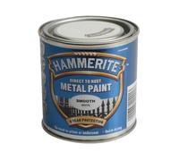 Hammerite Pintura Directa al Óxido para Metales - Blanco Liso, 250ml