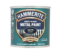 Hammerite Pintura Metal Directo al Óxido Satinado Negro 250ml