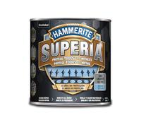 Hammerite Superia Esmalte antioxidante al agua, Brillante, Color Gris, 2.5 L