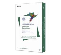 Hammermill Papel para impresora, color premium de 12,7 kg, 20,5 x 35,4 cm (500 hojas), 100 brillantes, fabricado en los Estados Unidos