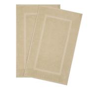 Hammetex - Alfombrilla de baño (51 x 86 cm, 100% algodón, 900 gsm, Antideslizante, Lavable, Absorbente, Certificado Oeko-Tex, Color Beige