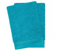 Hammetex Manoplas de Baño Pack de 2 15x22 cm - Manoplas de 100% Algodón Rizo - Certificadas Oeko-Tex - Suaves, Absorbentes - con Presilla para Colgar