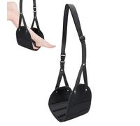 Hammock De Pie De Viaje - Reposo En La Pierna De Avión Ajustable, De Pie De Vuelo Portátil | Soporte Cómodo Del Pie-De Escritorio, Hamaca De Avión Para Adultos, Reposapiés De Asiento De
