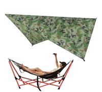 Hammock Rain Fly | 7.55x4.59ft Waterproof Camping Tarp, Tear Resistant Hammock Rain Fly | Camp Tarps Shelter, Portable Tent Tarp for Camping, Traveling, Outdoor Adventure