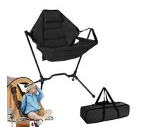 Hammock Rocking Camping Chairs - Adjustable High Back Outdoor Rocker, Lightweight Foldable Lounge Chair, Ergonomic Recliner | Portable Hammock Chair Rocker, Folding Seat For Patio Lawn Yard Garden Pic