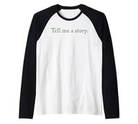 Hamnet Tell Me A Story Door Front & Back Camiseta Manga Raglan