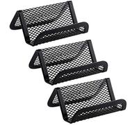 Hamosky Soporte De Tarjeta De Visita De Malla Metálica Para Los Titulares De La Tarjeta De Visita De La Oficina De Escritorio Organizador De La Colección De La Malla Para La, 3 Paquetes