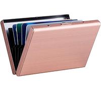 Hamosky Titular De La Tarjeta De Crédito De Acero Inoxidable Tarjeta De Crédito Protector De Billetera Rfid Caja De Tarjeta De Crédito De Metal Para Mujeres Hombres