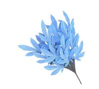 HamPaesk 1 Unidad de Plantas Artificiales, Hojas Seda, decoración Rosa for Boda, Ramo, Planta Falsa, del hogar(Light Blue)