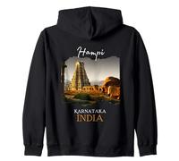 Hampi Karnataka India Turismo de ascendencia Mujeres Niños Niños Niñas Sudadera con Capucha