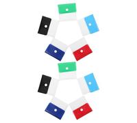 HAMPPLIES 10 Piezas Bolsa Portátil para Cenizas Resistente al Fuego Estuche para Colillas Aluminio Contenedor Exterior para Viajes y Coche Diseño Compacto y Reutilizable para