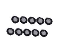 HAMPPLIES 10 piezas Ligera para Cabello de Baile Malla Transpirable con Encaje Invisible Snood Elástico para Moños Accesorio Femenino para Danza y Oficina