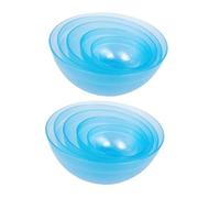 HAMPPLIES 10 piezas Tazones para Mascarillas Faciales Colores Aleatorios Diseño Estable y Flexible para Salón de Belleza y Spa Práctico para Mezclar y Aplicar Máscaras DIY Color Aleatorio