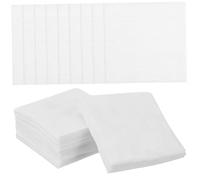 HAMPPLIES 100 Discos Desmaquillantes de Tela No Tejida Blancos para Limpieza Facial Delicada, Reutilizables y Perfectos para Eliminar Maquillaje de Manera Efectiva