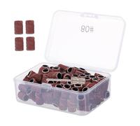 HAMPPLIES 100 piezas Bandas Lijado Profesional para Torno Uñas Lijas Resina Duraderas para Manicura Pedicura Pulido y Uñas Kit Accesorios Mujeres