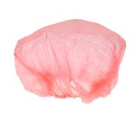 HAMPPLIES 100 piezas Gorros Ducha Desechables para Mujer Protección Cabello Baño Práctico Color Rojo Hogar Salón