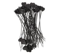 HAMPPLIES 100piezas Accesorios Cabello Forma de Corazón de Herramientas para Peinar el Cabello Kit para Trenzas y Coletas Herramienta de Plástico para Peinar Cuentas para DIY Peinados