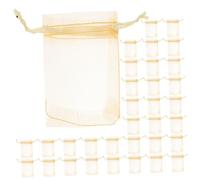 HAMPPLIES 100piezas Bolsa De Transparente Cordón Para Joyas Bolsas De Obsequio De Malla Para Dulces Para Bodas y Fiestas