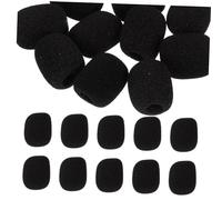 HAMPPLIES 100piezas Fundas De Esponja Protectoras Para Micrófono Prueba De Viento y Saliva