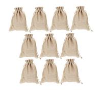 HAMPPLIES 10piezas Bolsas De Obsequio Cordón Elegantes Bolsas Para Cosméticos y Joyas Para Eventos De Boda o Fiestas Navideñas