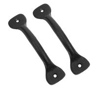 HAMPPLIES 12 Piezas manijas del tocador perilla del cajón manija de la puerta del armario Tiradores de cajones rústicos tiradores para cajones de cómoda herrajes para gabinetes Black