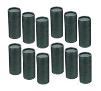 HAMPPLIES 12piezas Varillas De Incienso De Té Tubos De Cartón Caja De Té Tubo De Tarro Color Oscuro Almacenamiento De Cocina Envases Redondos