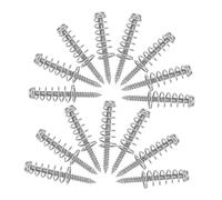 HAMPPLIES 15 Piezas Tornillos y Muelles para Pastillas Guitarra Eléctrica Rosca Ajuste Altura Montaje para Guitarra