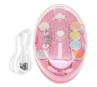 HAMPPLIES 1juego Cortauñas Eléctrico Para Bebés Luz Nocturna Kit De Pulido y Cuidado De Uñas Para Niño Niña y Recién Nacidos Sin Batería Color Rosa