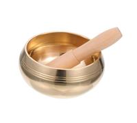 HAMPPLIES 1juego Tazón De Canto Hecho Mano Para y Yoga Con Mallet De Sonido Calmante Para Relajación y Espiritual