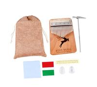 HAMPPLIES 1juego Teclas Kalimba Piano Pulgar Para Principiantes Instrumento Musical Portátil Diseño De Resonancia Fuerte y Sonido Melódico