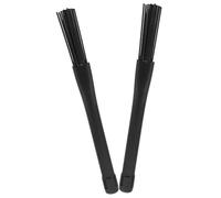 HAMPPLIES 1par Escobillas De Batería De Retráctiles Para Jazz Cepillos De Percusión Antideslizantes Accesorios Para Batería Para Principiantes y Conjuntos De Tambores