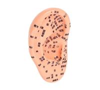 HAMPPLIES 1pieza Modelo De Acupuntura De Oído Manual De Reflexología Auricular Herramienta De Enseñanza Para Estudio De Meridianos y Puntos De Acupuntura