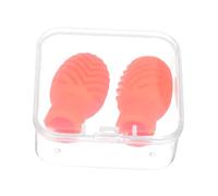 HAMPPLIES 2 Fundas de Silicona Naranja para Baquetas Protección y Silenciador, Accesorio Ligero para Práctica de Batería y Percusión