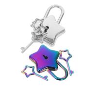 HAMPPLIES 2 Juegos Candado Mini con para Diario Cuaderno Joyería y Proyectos Diy Candado Portátil de Privacidad para Escuela y